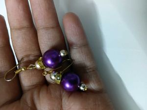 Purple Earrings