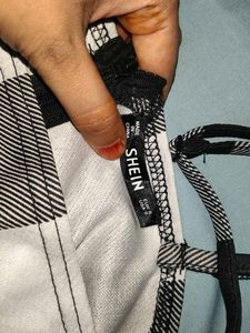 Checkered Bodycon Mini Dress