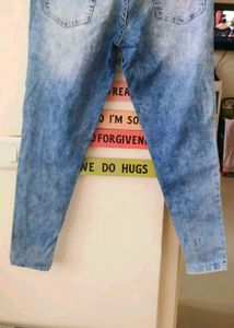 Donation Khaki Harem Pants With Black Top And Jean