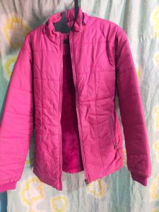 Majanta Colour Puffy Jacket 🧥 For Girls