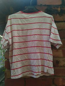 2 Stripped Comfy Cotton T-Shirts