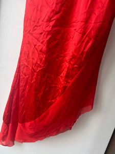 Red Strapless Dress