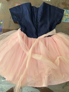 Pink &amp; Navy Girl's Dress