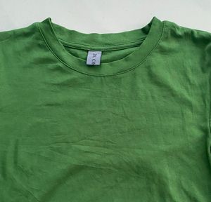 Green Cropped T-Shirt