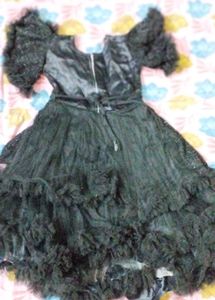 Girls' Party Dress - Black