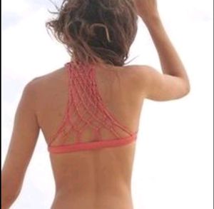 New Imported Swimwear Pink Padded Bra
