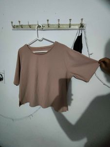 Ribbed Short Sleeve Top