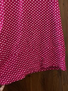 Pink Polka Dot Top