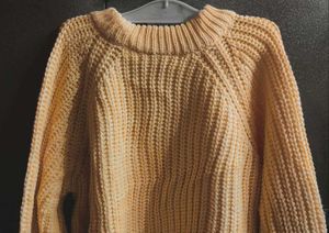 Mustard Knitted Sweater
