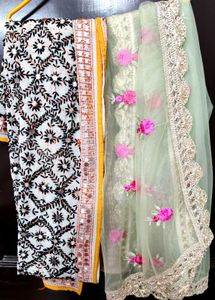 Embroidered Dupatta ✨💚🖤