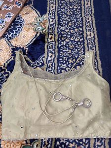 Olive Light Green Heavy Lehenga