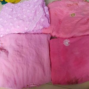 Combo Embroidery Duptta