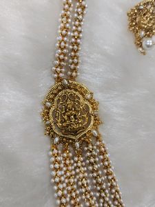 5 Layered South Gold Polish Necklace Set
