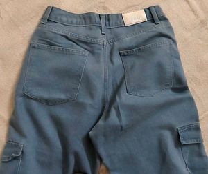 Cargo High Waist Jeans
