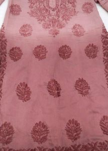 Brown Lakhnavi Kurti