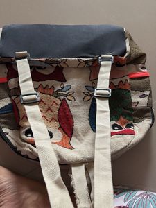 Owl Print Tapestry Backpack