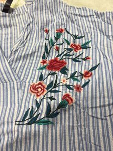 A Casual Top With embroidery