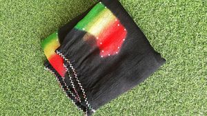 Rhinestone Studded Stole