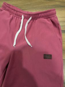 Womens almost new pink track pants for winters