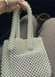 Pearl Beaded Hand Bag