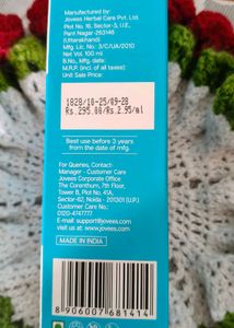 Jovees Derma Rice Water Toner