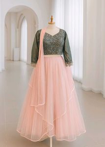 Pink Lehenga Choli Set