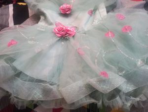 Mint Tulle Flower Girl Dress