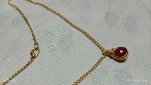 💫Dainty  Ruby Necklace Chain❤
