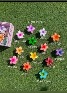 Flower Hair Clips (Set of 3)