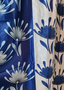 Blue Floral Curtains