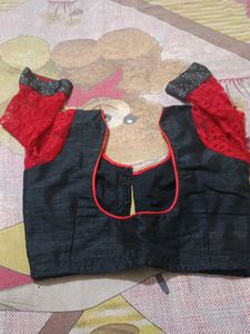 Stylish Black &amp; Red Blouse