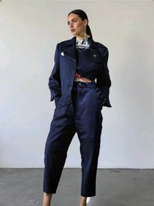 Navy Blue Trousers