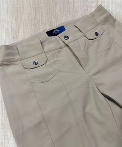 Beige Formal Pants