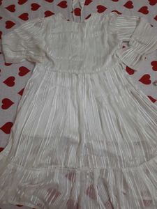 Elegant White Sheer Dress