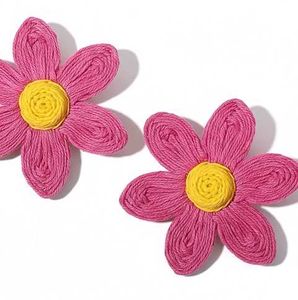 Pink Flower Earrings🌸