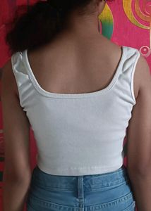 Aesthetic White Corset Top In Low Rate