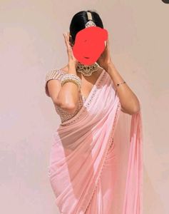Elegant Pink Saree