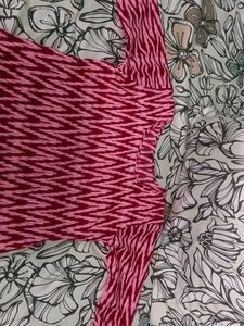 Pink Ikat Print Dress