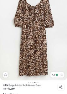 H&amp;M Leopard Print Dress