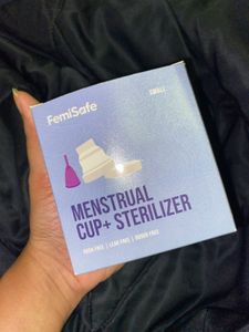 Unused Femisafe Menstrual Cup And Sterilizer