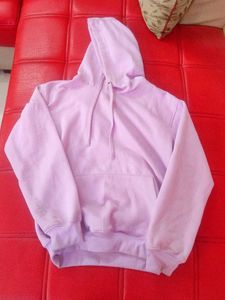 Lilac &#34;It&#39;s Not That Serious&#34; Graphic Hoodie