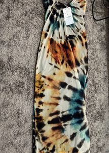ZARA Fitted Strapless Tie-Dye Tulle Dress – New wi