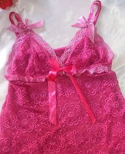 Rosy Pink Short Nightie