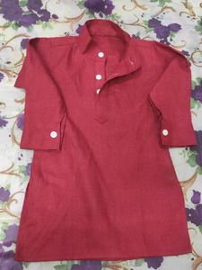 Red Kurta Shirt