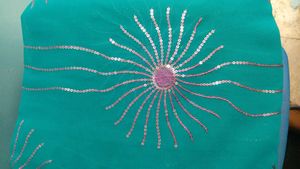 Sea Green Saree