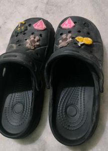 Black Colour Cute Crocs