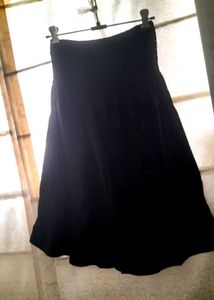 Black Beach Coverup/ Skirt/Dress