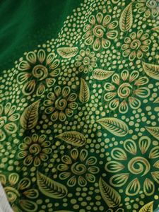 Green Floral Saree