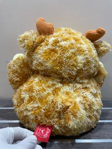 🧸✨ Cuddly Soft Plush Bull Toy – Super Adorable.