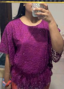 Pink Party Top